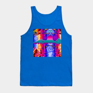 Swirling Abstract Art by Orchid 10 Tank Top